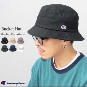 Champion Classic Black Bucket Hat